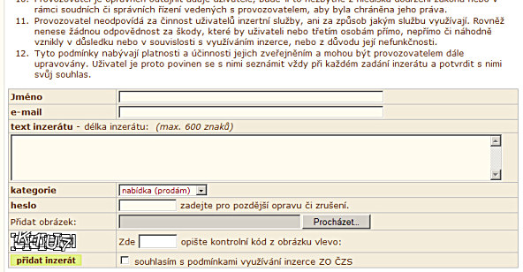 inzerce vlo�en�